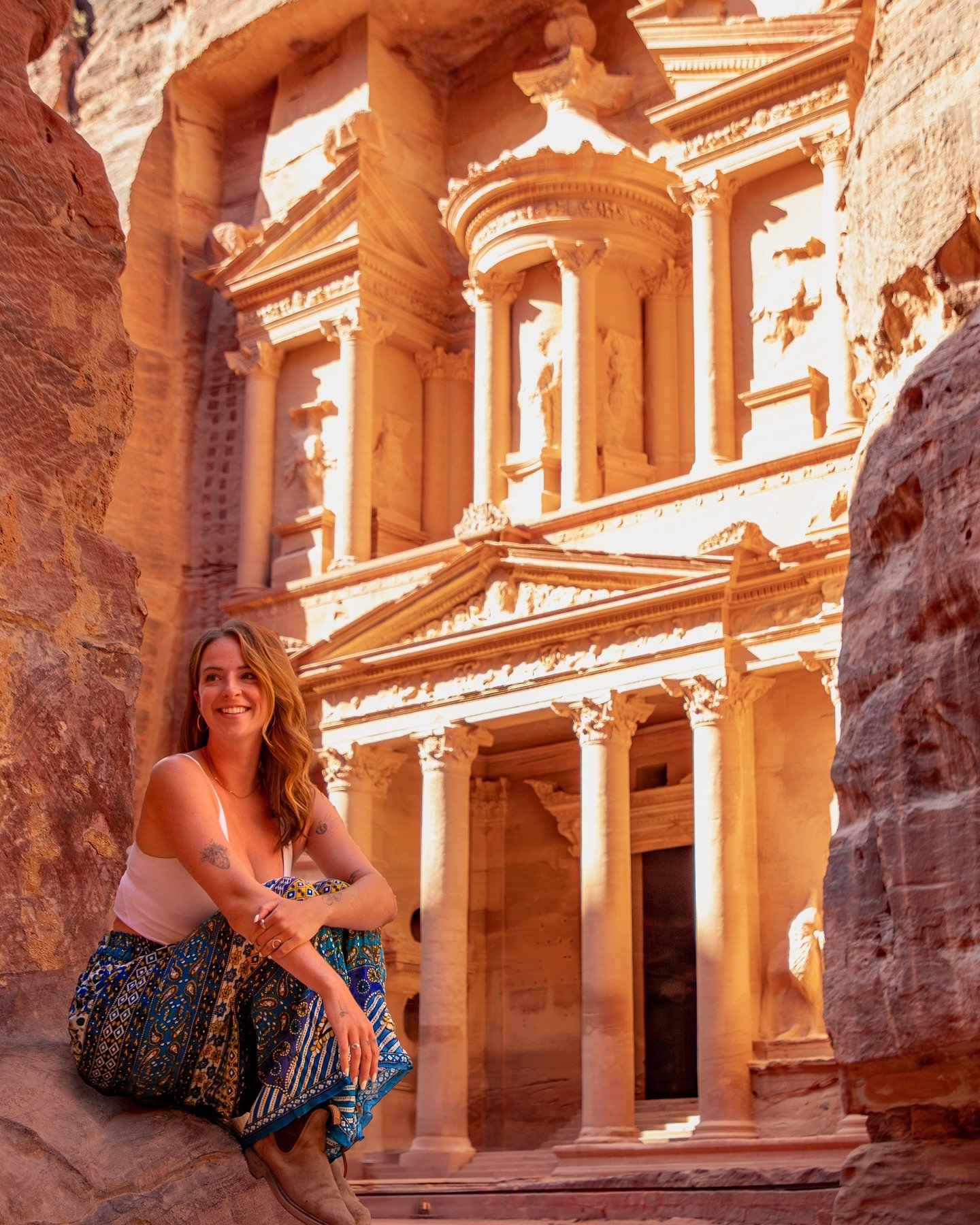 Back in Jordan for the next couple weeks to run our first group trip in the Middle East & we couldn’t be happier to be returning to one of our all-time favourite places!!! 🤩😭

We spent a month falling in love with this country last year, from the remote Jordan Trail to hidden corners of Petra that most tourists miss to heart-pounding scrambles in Wadi Rum, and we distilled it all down into the perfect 10-day adventure itinerary for those who want something a little MORE than the same old, mass-produced tour experience.

We’re also incredibly proud to be partnering with local adventure pioneers @experiencejordanadventures to deliver a uniquely epic experience for our travellers, while maximising the money that stays LOCAL and ensuring we are able to support communities in the most ethical & sustainable ways. 

Our partners are paving the way for responsible adventure tourism here in Jordan, providing language education & guide training to Bedouin communities, ensuring continued skill development & employment— and it’s a mission we are very passionate about supporting on this and all our future group trips.

Stay tuned for trip updates in my stories as we explore magical Jordan this week! And definitely consider joining us next spring for round two 👀🤩