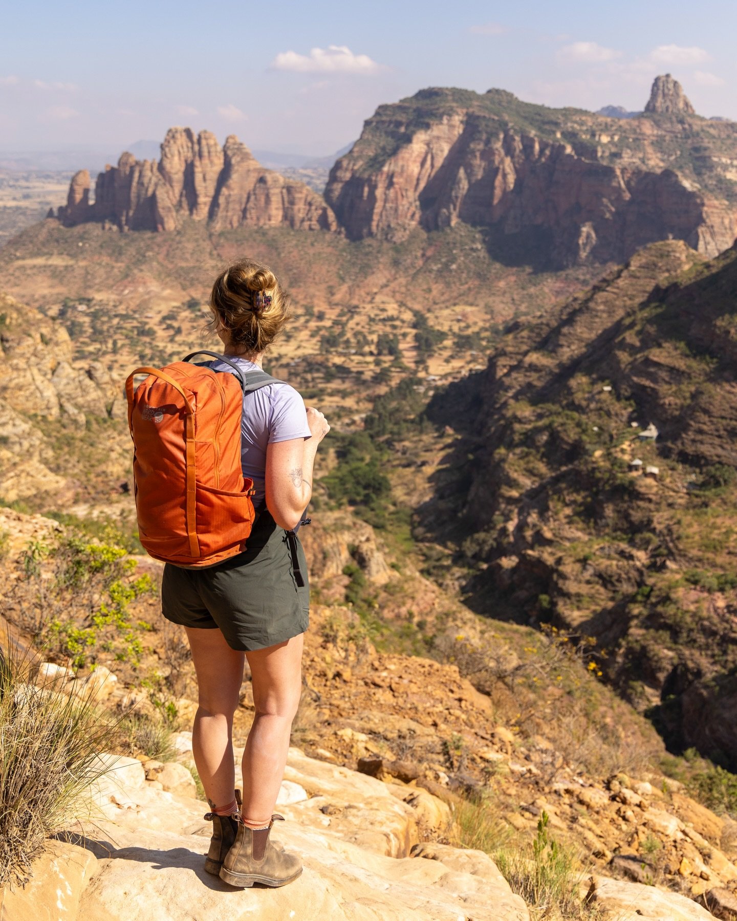 Trekking through the Gheralta & Agame Mountains of Tigray, instantly one of our favourite experiences in Ethiopia 💛

Tigray is a region of towering sandstone mountains, ancient rock-hewn churches, and some of Ethiopia’s most striking landscapes — but it’s also a place rebuilding after a devastating civil war that ended in 2022.

During our trek, we stayed in a series of community-run guesthouses, each owned by a surrounding village & employing dozens of community-members on a rotating roster, with profits shared among 100+ families. More than just incredible hiking, this experience was about connecting with the local community & supporting sustainable tourism in a resilient, proud region. 

We absolutely adore Ethiopia, and we’re passionate about sharing the incredible experiences we’ve had here with fellow travellers— especially at a time when our tourism dollars mean life and opportunity for so many. 

Thank you to those who are willing to look beyond a yellow “do not travel” warning and discover a beautiful, warm & welcoming region for themselves (and to the 10 awesome people who are coming with us to explore Ethiopia next year!!!)

—

Interested in travelling to Tigray? Contact our bff @lucyethiopiatours & the region’s best trekking guide @rovel_goitom , they will take care of you like family 🥰🇪🇹

#ethiopia #tigray #agamemountains #travelethiopia #ethiopiaphotography