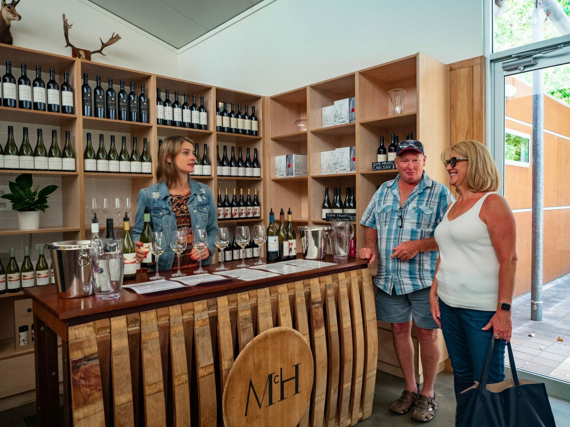 People at wine cellar door McHenry Hohnen Margaret River