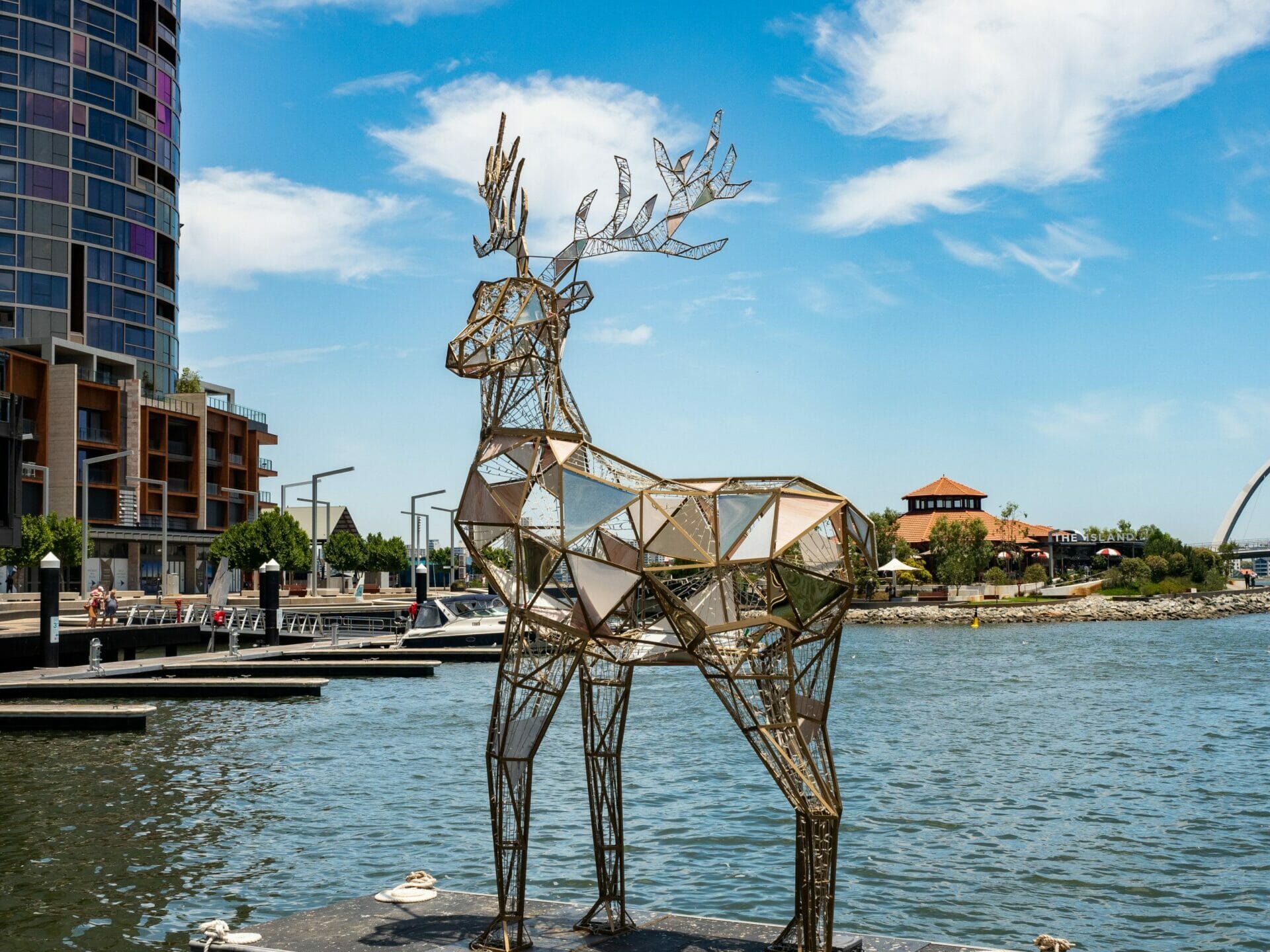 Reindeer Elizabeth Quay Perth Western Australia