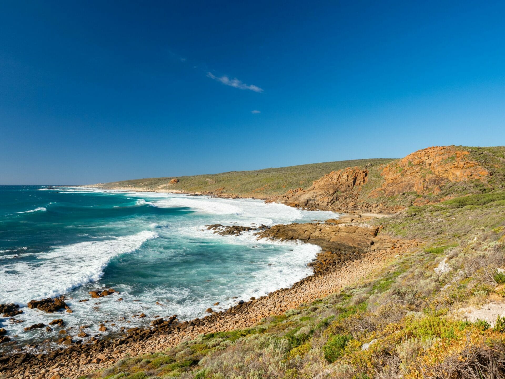 Sugarloaf Rock in Indian Ocean Western Australia