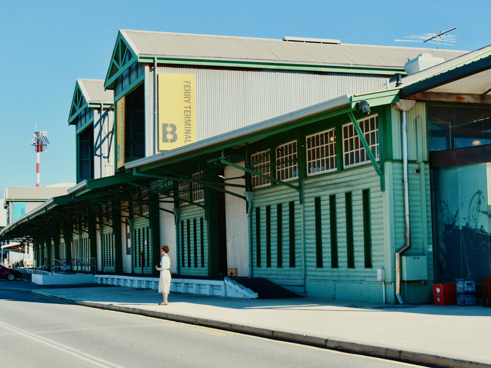 Ferry pier Fremantle Western Australia
