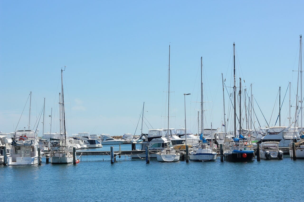 Boats on Swan River Perth