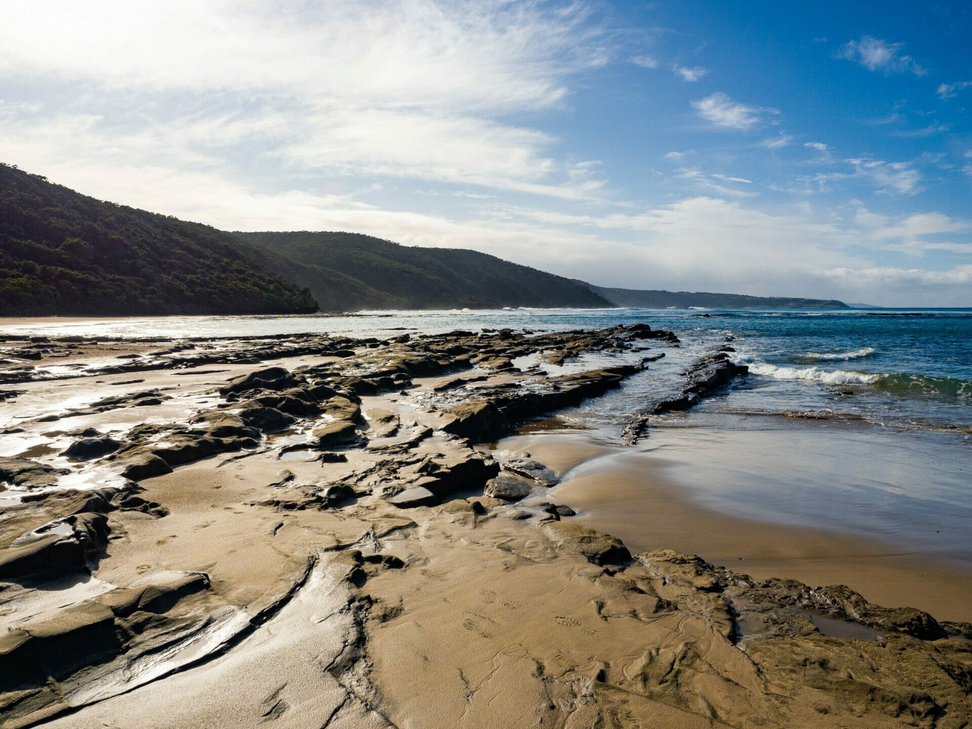 Great Ocean Walk hike Australia Blanket Bay beach camp