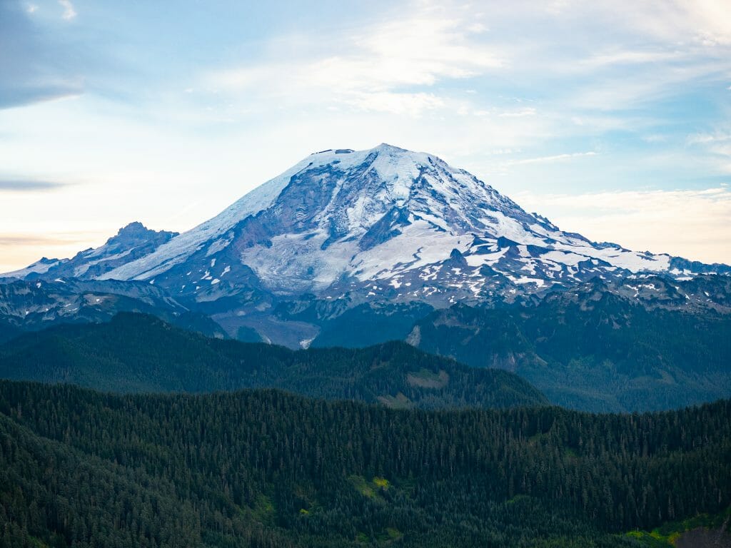 Summit Lake Mt Rainier sunrise hike