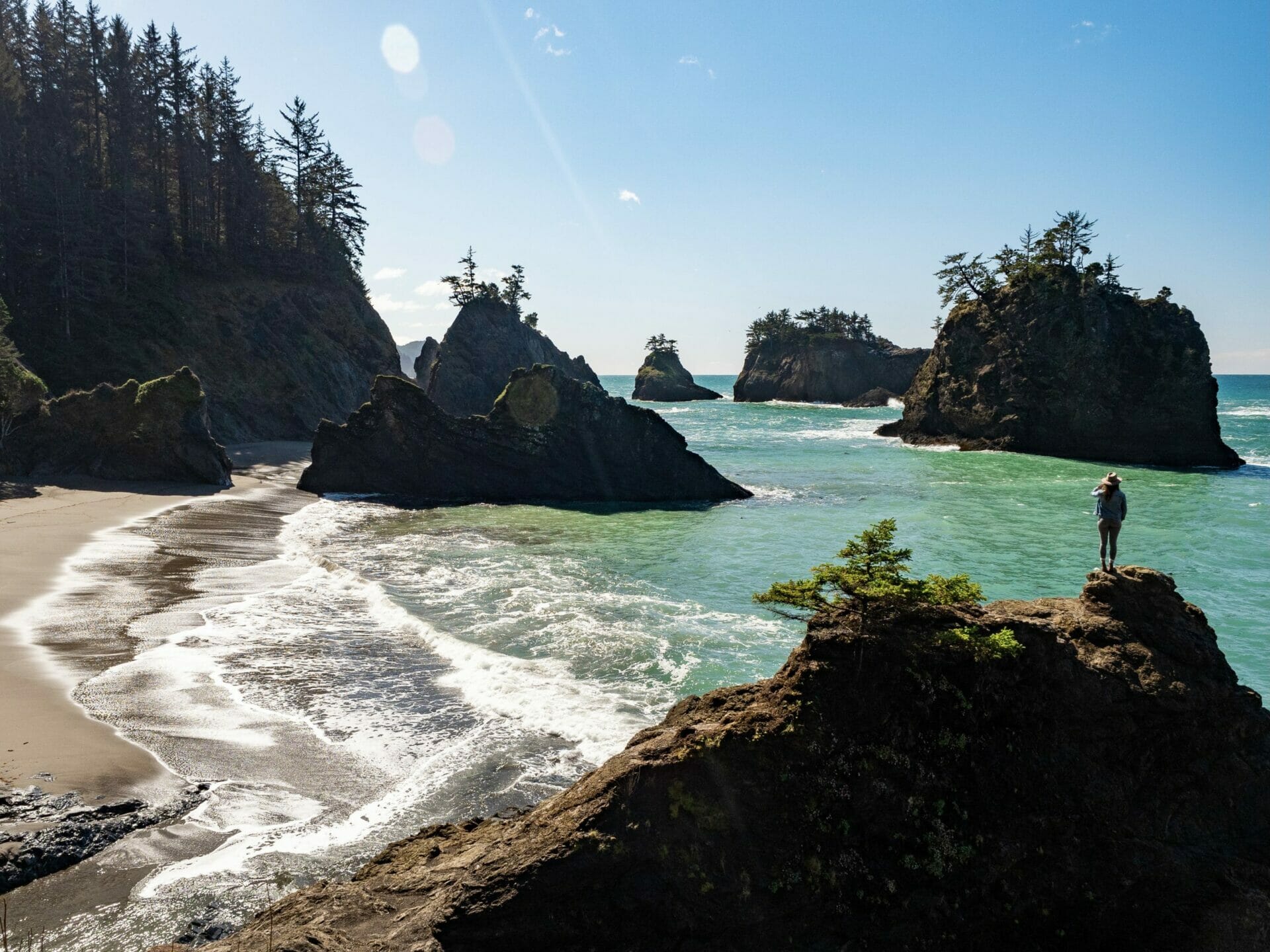 Oregon Coast secret beach vanlife diaries Brooke Around Town