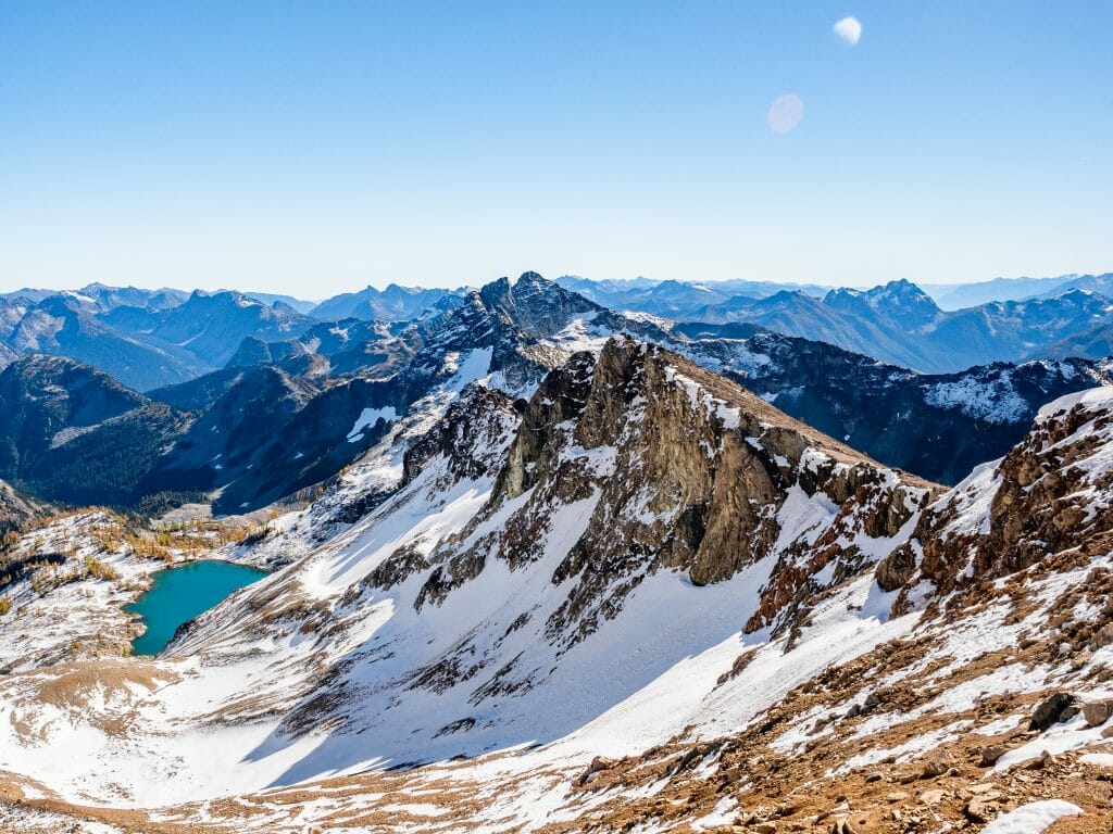 Maple Pass Loop Wing Lake Black Peak hiking