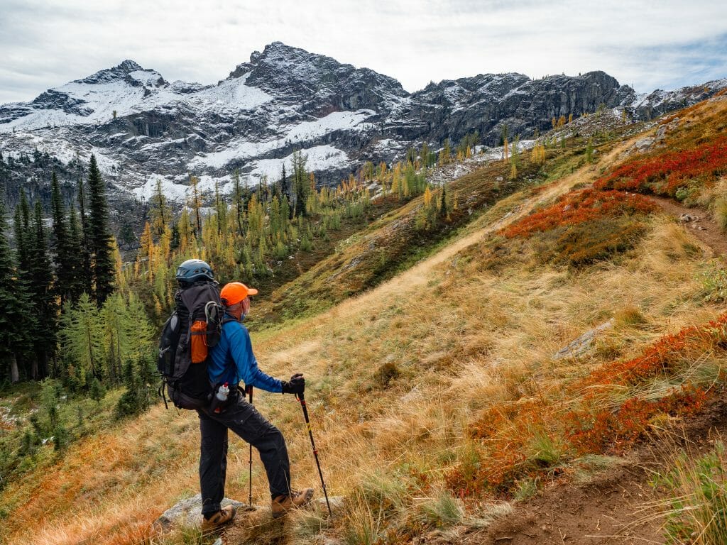 Maple Pass Loop hike washington autumn