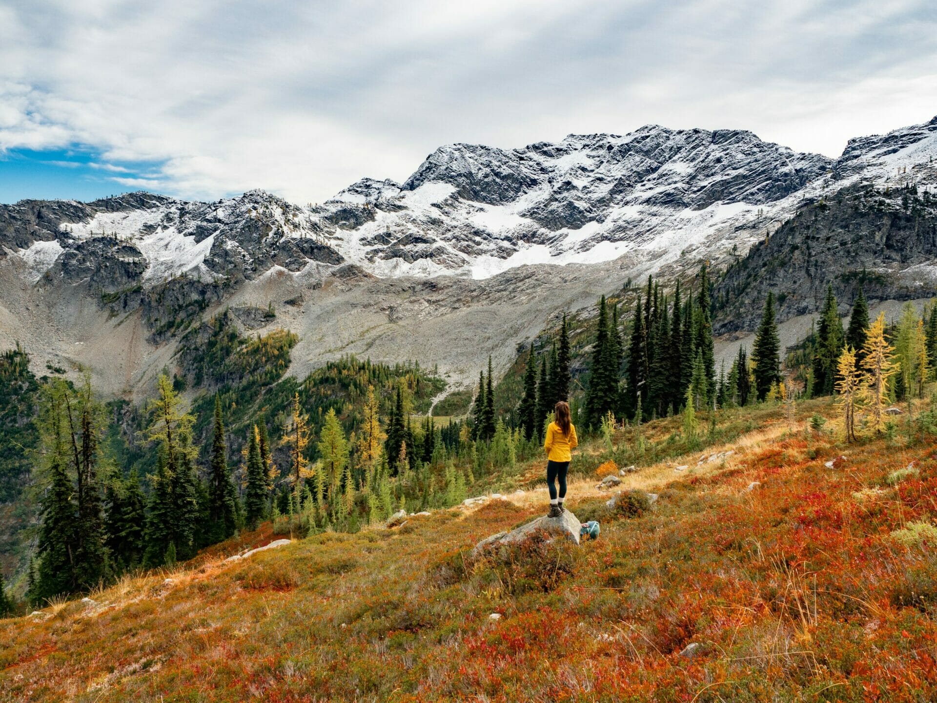 Maple Pass Loop hike washington autumn