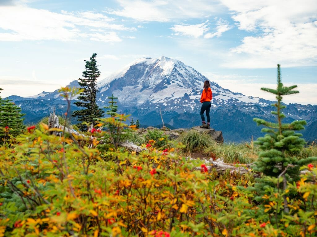 Summit Lake Mt Rainier sunrise hike