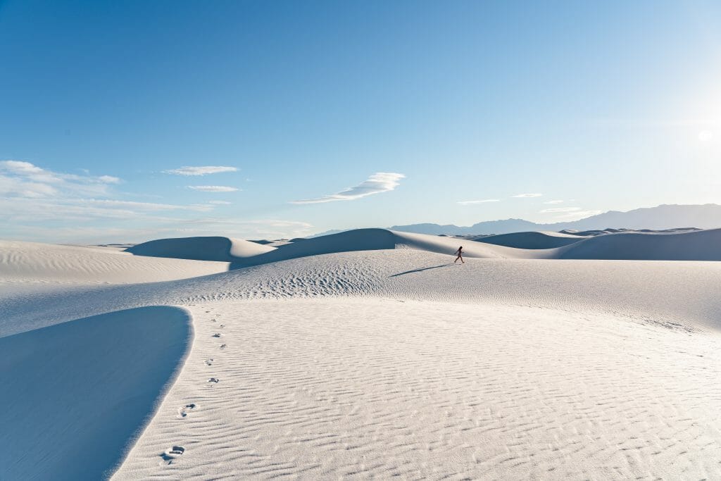 White Sands National Park New Mexico sand dunes