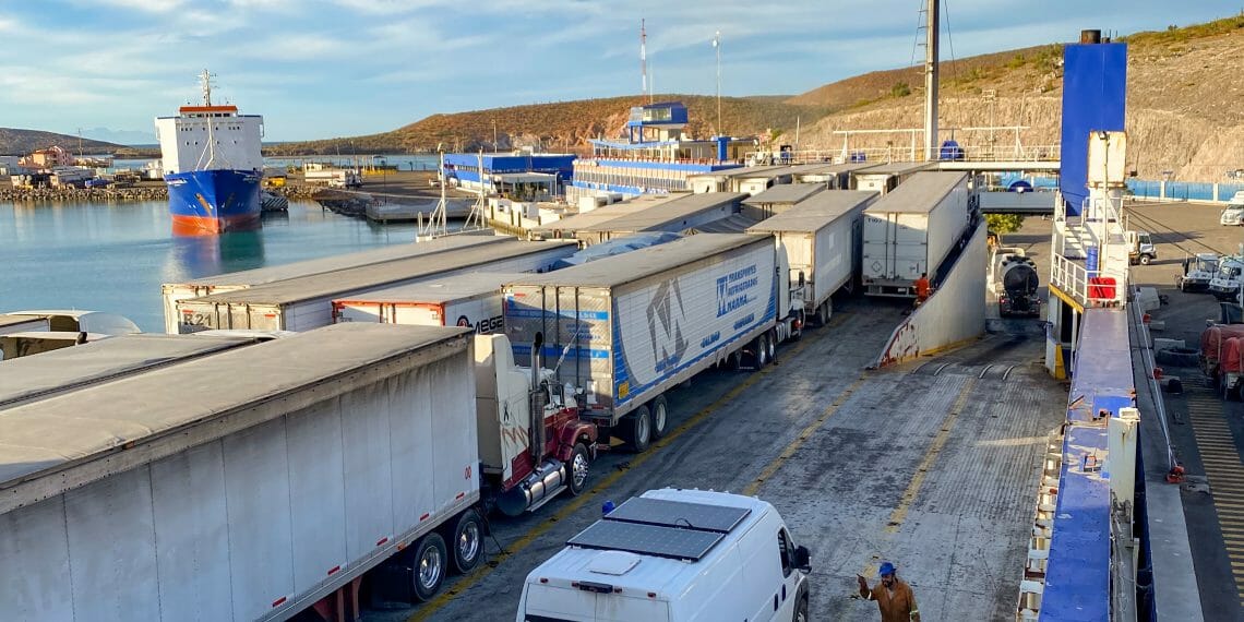 Ferry from Baja to Mexico La Paz Mazatlan TMC