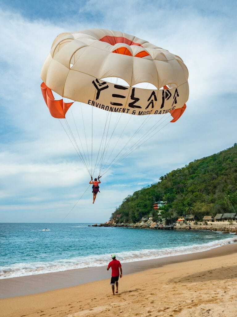 Yelapa day trip paragliding Puerto Vallarta Jalisco Mexico