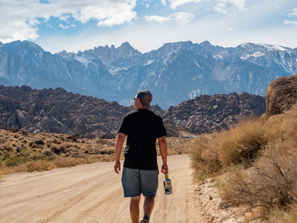 Alabama Hills camping hiking vanlife