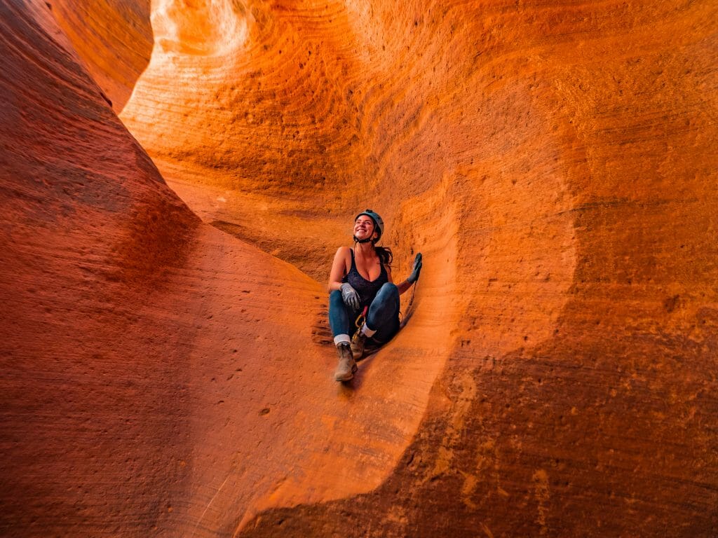 Canyoneering tour East Zion Experiences Utah Ladder Canyon