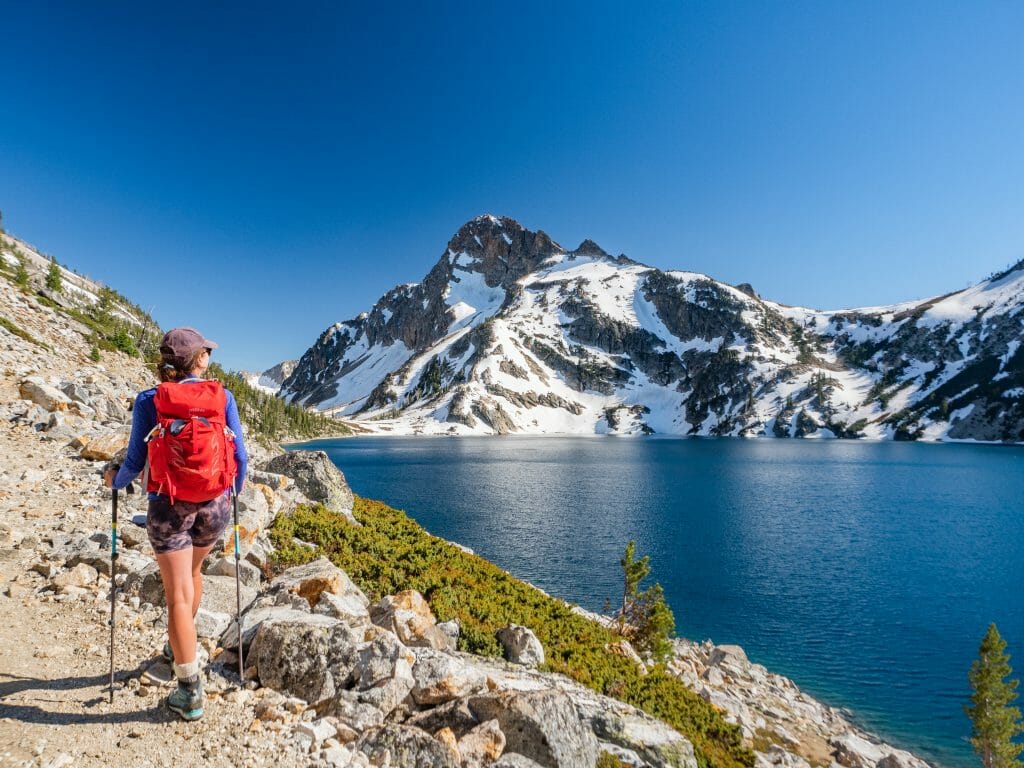 Sawtooth Lake Mt Regan best hikes in Sawtooth Mountains Idaho