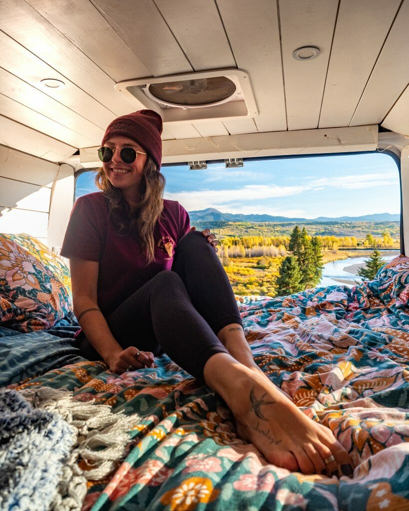 Grand Teton National Park camping vanlfie