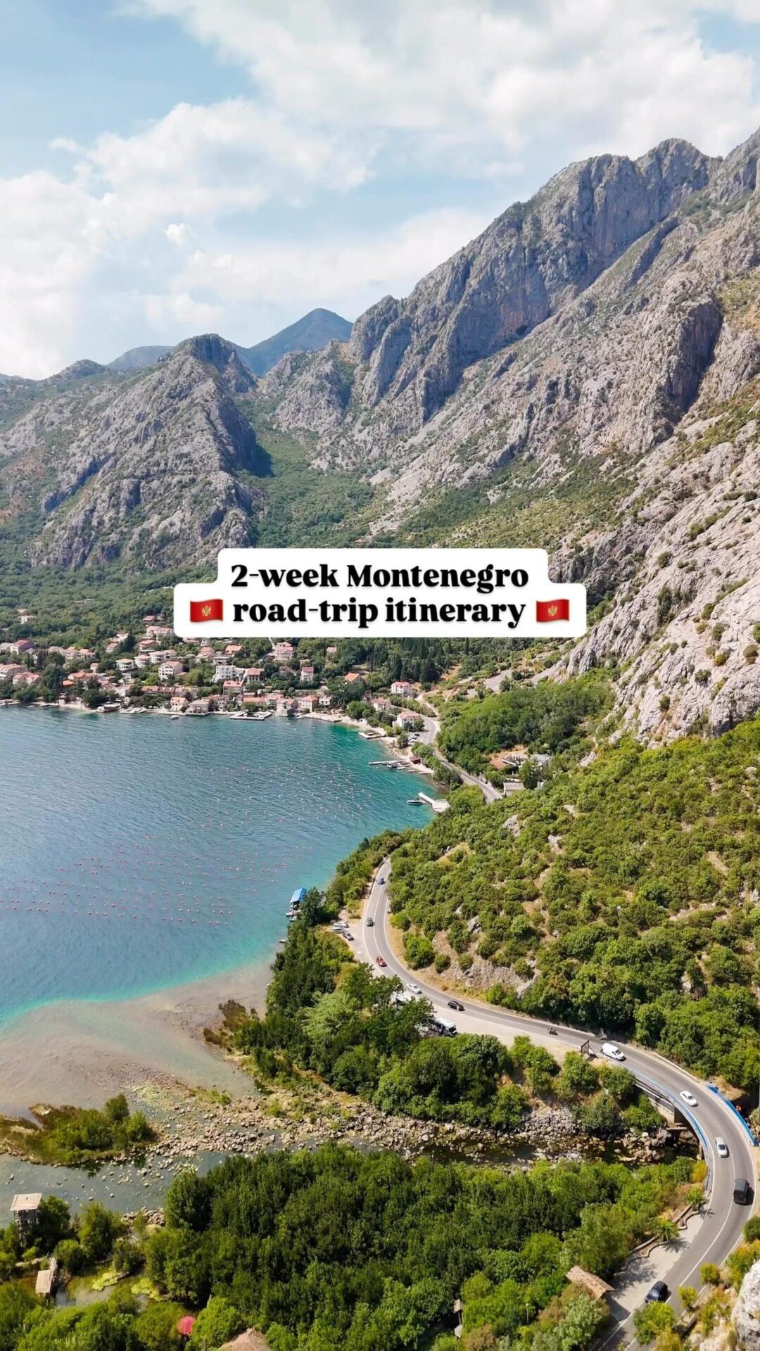 2-week Montenegro road trip itinerary 🇲🇪✨

🚗 SAVE FOR YOUR NEXT TRIP 🚗 

Day 1: arrive via bus from Dubrovnik or flight into Tivat/Podgorica, pick up hire car

Days 2–3: Bay of Kotor
- Wander Kotor’s Old Town
- Climb San Giovanni Fortress (1,350 steps | 2hrs return)
- Hike the Ladder of Kotor (3–4hrs return)
- Boat trip to Our Lady of the Rocks
🏠 Stay: Kotor (lively & walkable) or Perast (charming & romantic)

Days 4–6: Durmitor National Park
- Hike Mt Prutaš (9km | 750m gain | 4–5hrs)
- Summit Bobotov Kuk (10km | 950m gain | 5–6hrs)
- Drive the Durmitor Ring (76km alpine loop | 3hrs)
🏠 Stay: Forma Lux Apartments in Žabljak

Days 7–8: Maganik Mountains
- Trešteni Vrh (10km | 800m gain | 6-7hrs)
🏠 Stay: local guesthouse in Međurječje

Days 9–10: Prokletije National Park (Grebaje Valley)
- Three Peaks Hike (10km loop | 950m gain | 5–6hrs)
- Ropojana Valley & alpine lakes
🏠 Stay: Bungalows Katun Maja Karanfil

Days 11–12: Virpazar & Lake Skadar
- Pavlova Strana viewpoint 🍷
- Boat ride across lily-covered Lake Skadar
- Wine tasting at Garnet & Mašanović wineries
⛺️ Stay: Hoopoe Glamping

Days 13–14: Sveti Stefan & the Budva Riviera
- Relax on Sveti Stefan Beach
- Swim at Drobni Pijesak & Milocer Beach
🏠 Stay: B&B Paštrovski Konak

Day 15: return to Tivat/Podgorica to fly out ✈️

✨FULL ITINERARY at brookebeyond.com/montenegro-itinerary ✨

—
#montenegro #durmitornationalpark #roadtrip #balkans #montenegrotravel #visitmontenegro