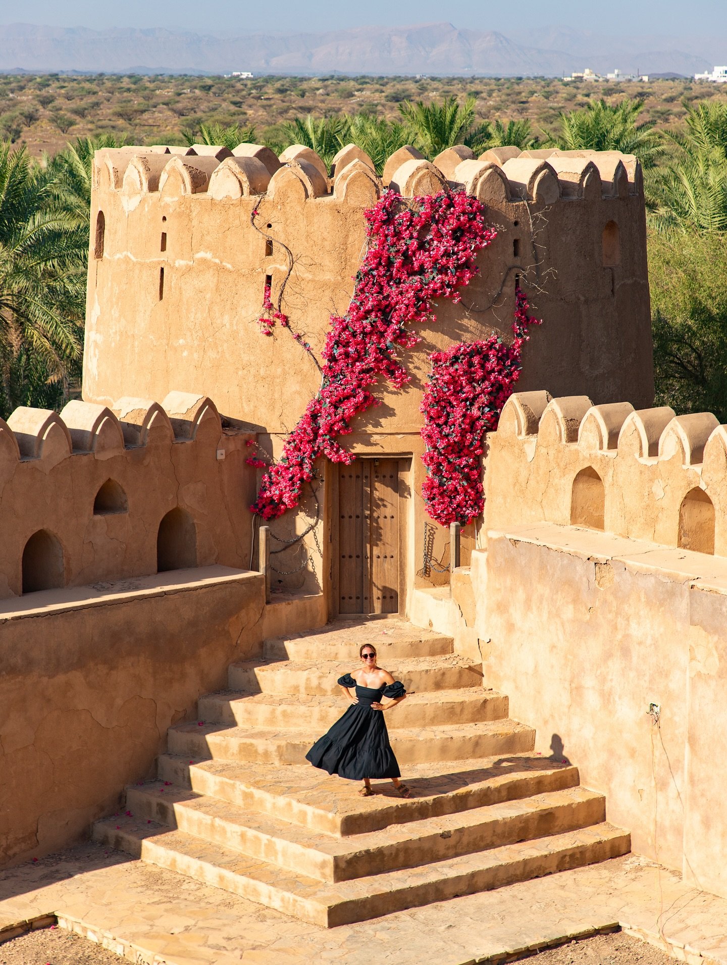 In a land of sand and stone, Jabreen Castle feels like a secret garden 🌺

—

#oman #nizwa #castle #jabreencastle