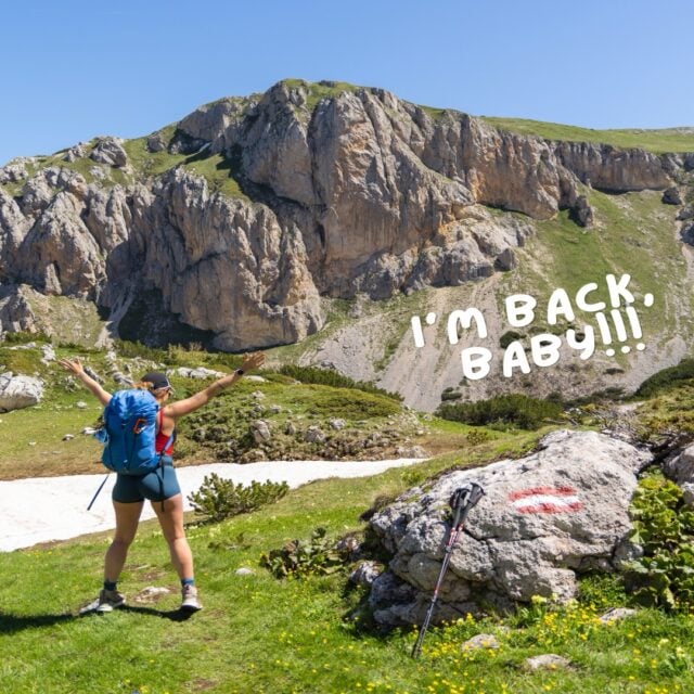We just wrapped up an incredible 12-day Peaks of the Balkans circuit that brought us through 220km of the Accursed Mountains in Albania, Montenegro, and Kosovo, plus 7 additional summits off the standard route. And it was AMAZING!! 🍾🥂

This is the first multi-day hike I’ve done since my knee surgery last year, and there’s still a loongggggg road ahead to get back to where I was athletically… but this feels like a significant milestone on that journey.

And aside from the physical one, this year has taken me on a rather unexpected emotional journey, too. The peril of tying too much of your self-worth to any one activity is the inevitable sense of loss that results from *suddenly not being able to do that activity*. And I spent a lot of this past year asking myself “without the mountains and without the next harder summit, who even are you?”

Forced to experience life at a slower pace, to do things I would have previously dismissed as “too easy” and to find personal satisfaction in them anyway, a lot of unintended growth happened. I found a way to still be me on the easy route, or even on no route at all. Particularly as I navigate the realities of chronic injury and illness where the next surgery may be lurking just around the corner, this has brought me some peace. 

But DANG, it feels really good to be here RIGHT NOW, doing what I love in this fragile but mobile body 🏔️🖤

—
#peaksofthebalkans #albania #montenegro #kosovo #balkans