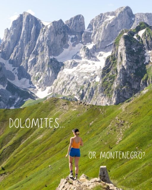 Can you guess which photos are from which?!

After visiting two summers in a row, we’re convinced that Montenegro is the new Dolomites (that’s right, these are ALL from Montenegro!). Amazing trail infrastructure and incredible limestone peaks, but without the crowds 🤩🤩

Photos from Prokletije National Park, Maganik Mountains, and Durmitor National Park— we can’t wait to get back to explore more!!

__

#peaksofthebalkans #durmitornationalpark #prokletije #accursedmountains #dolomites