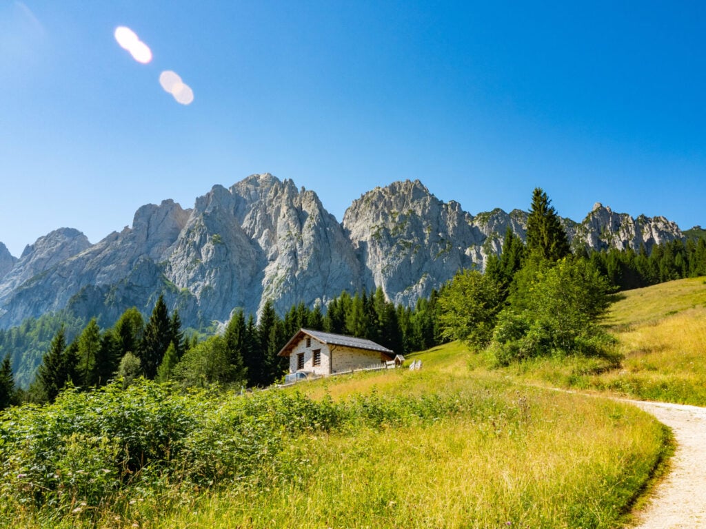 Trail out of Passo Cereda