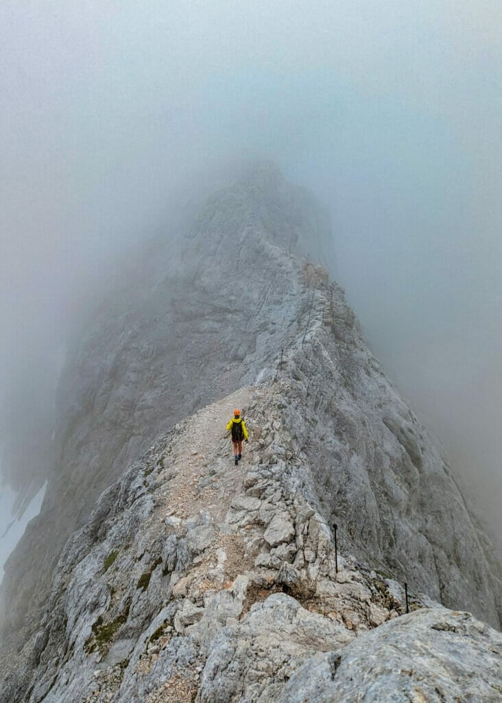 Climbing Mt Triglav via ferrata Slovenia