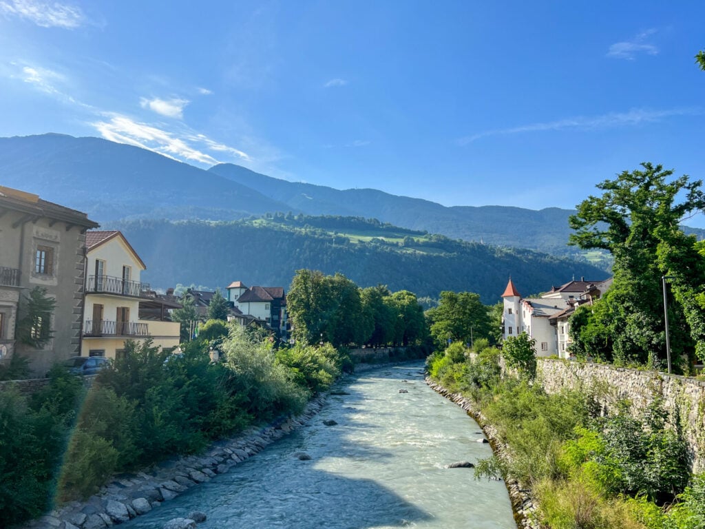 Alta Via 2 begins above Bressanone, Italy