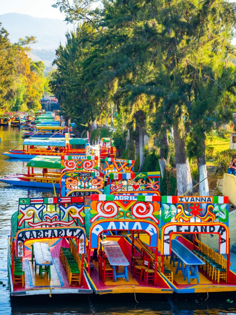 Mexico City Xochimilco canals