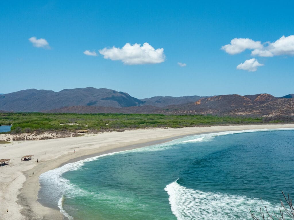 vanlife at Playa San Diego, Oaxaca