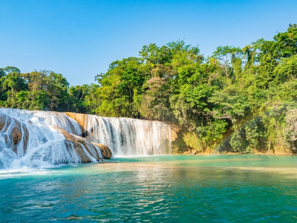 Best waterfalls in Chiapas, Mexico: Agua Azul