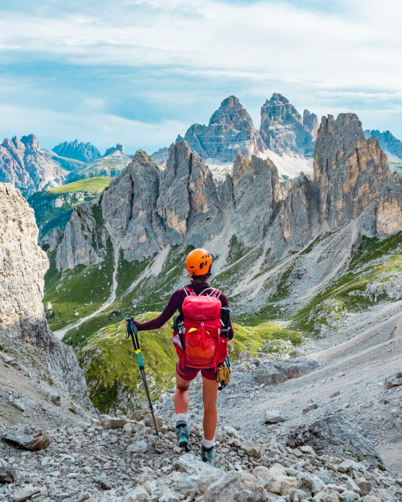 Climb to Forcella del Diavolo
