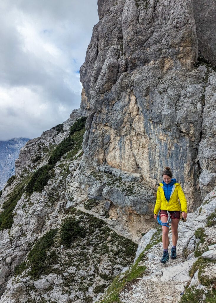 Climbing Mt Triglav via ferrata Slovenia