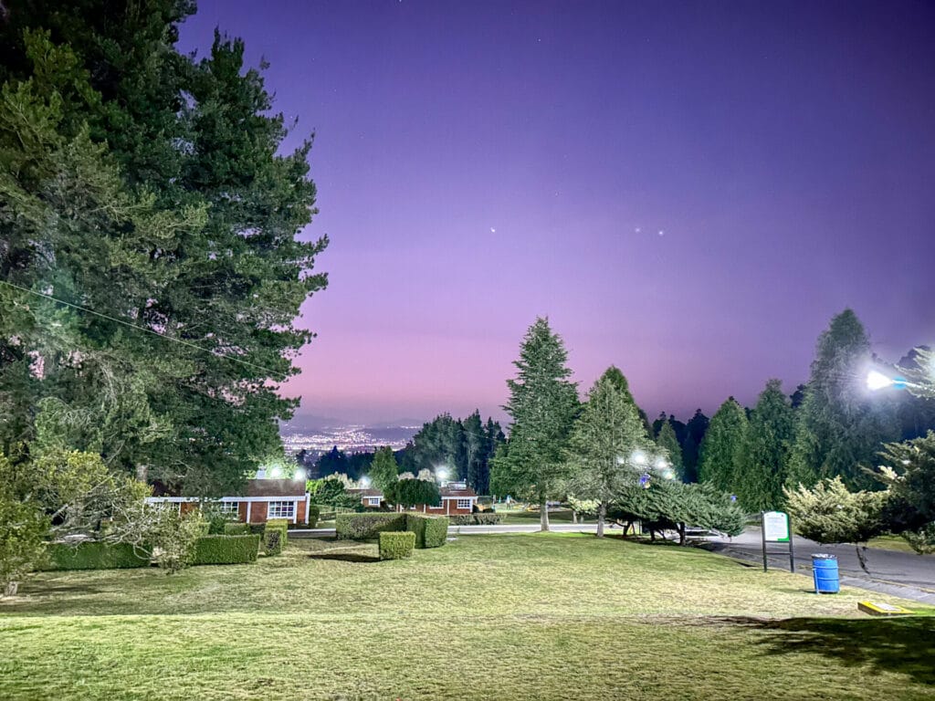 Camping at La Malinche
