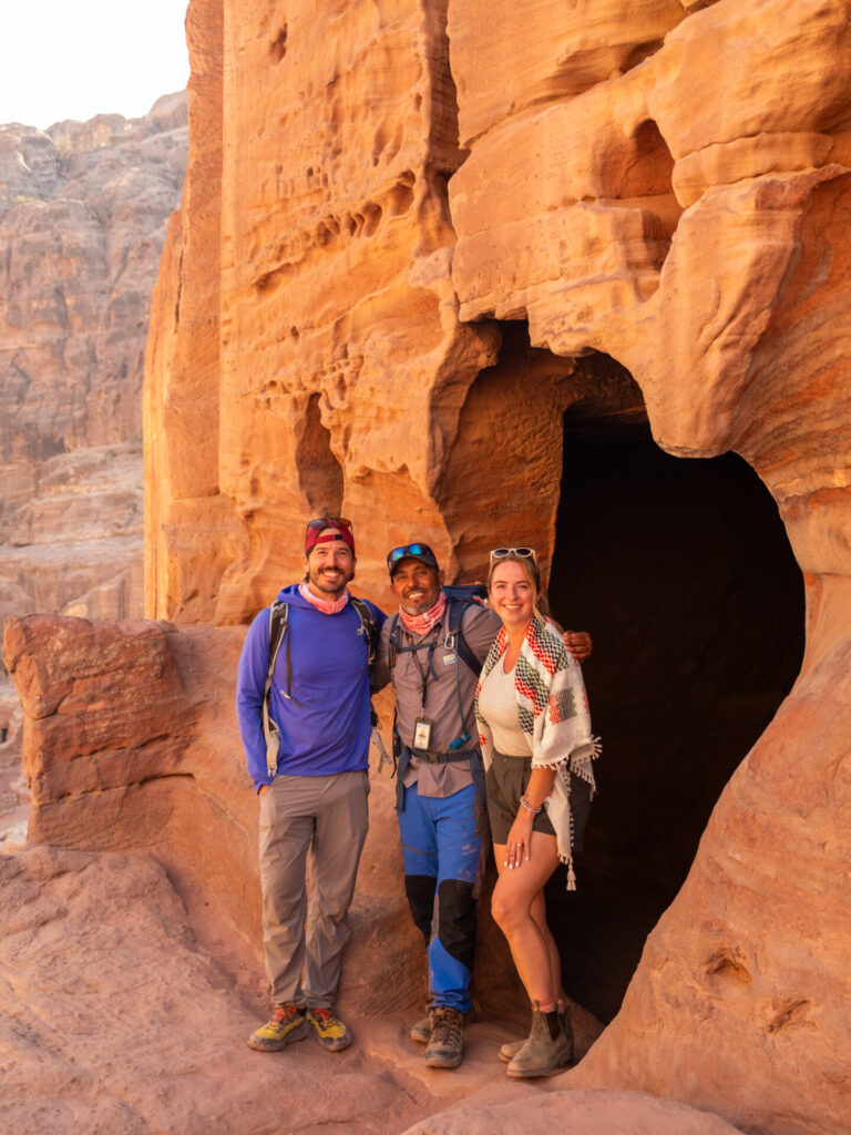 Bedouin caves inside Petra