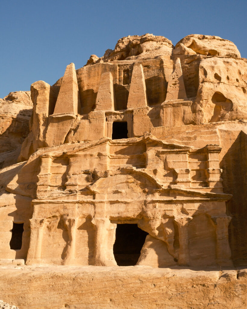 Obelisk Tomb near the start of the Al Madras Trail in Petra