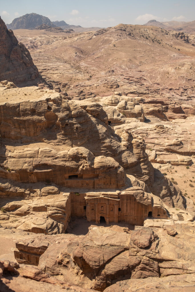 Roman Soldier's Tomb on the Wadi Farasa Trail in Petra