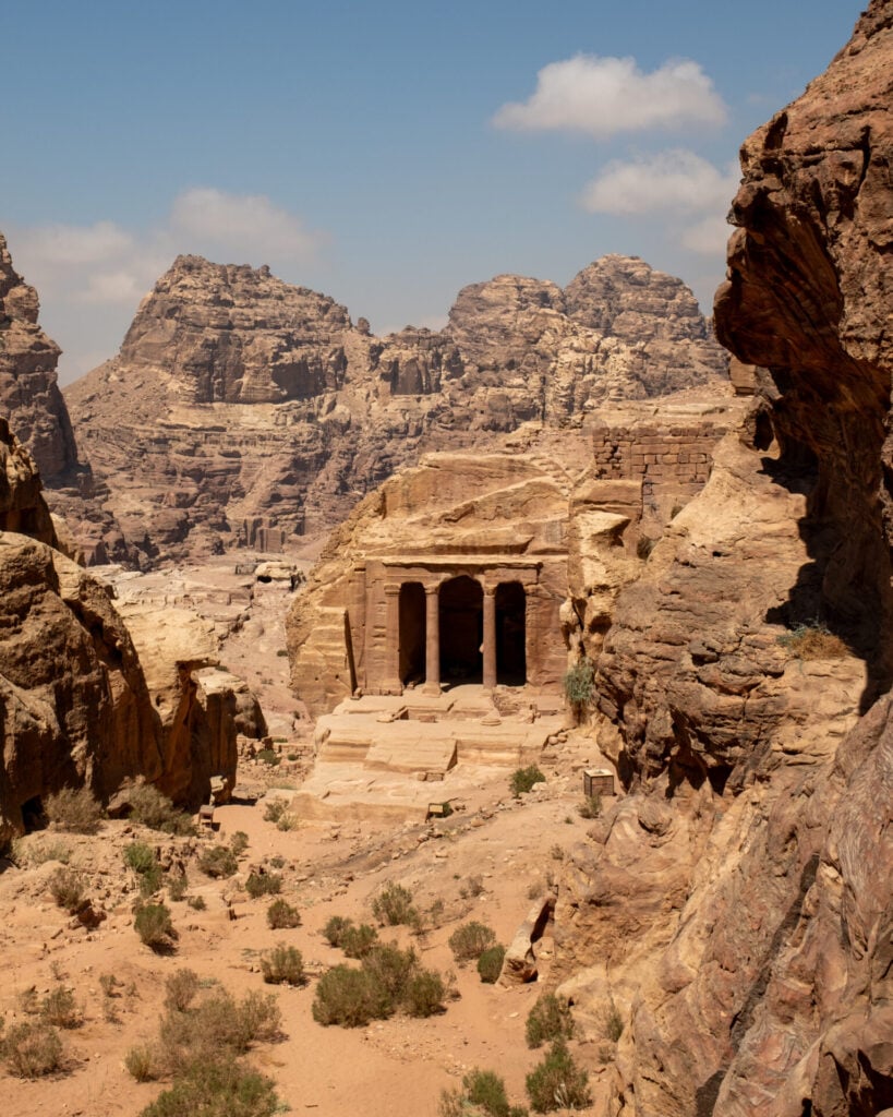Garden Hall in Wadi Farasa, Petra