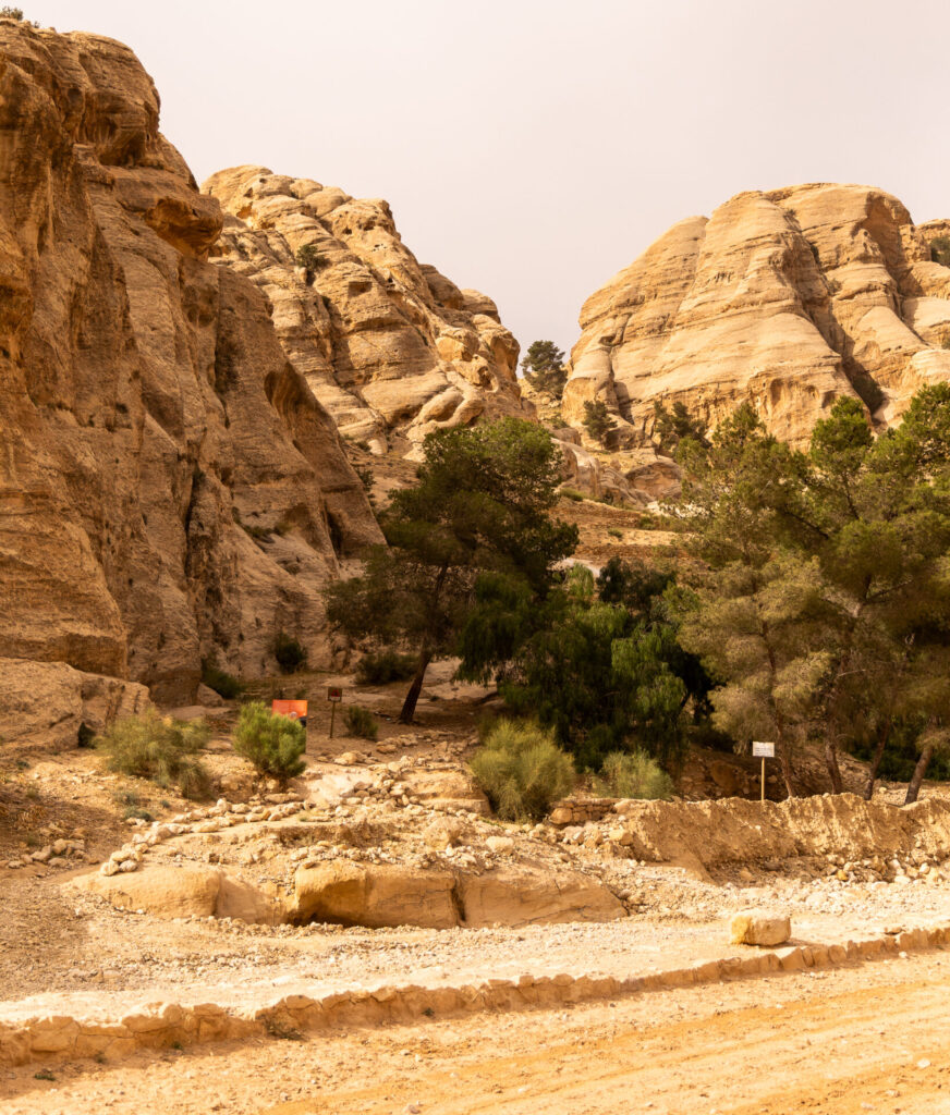 Al Madras Trailhead in Petra