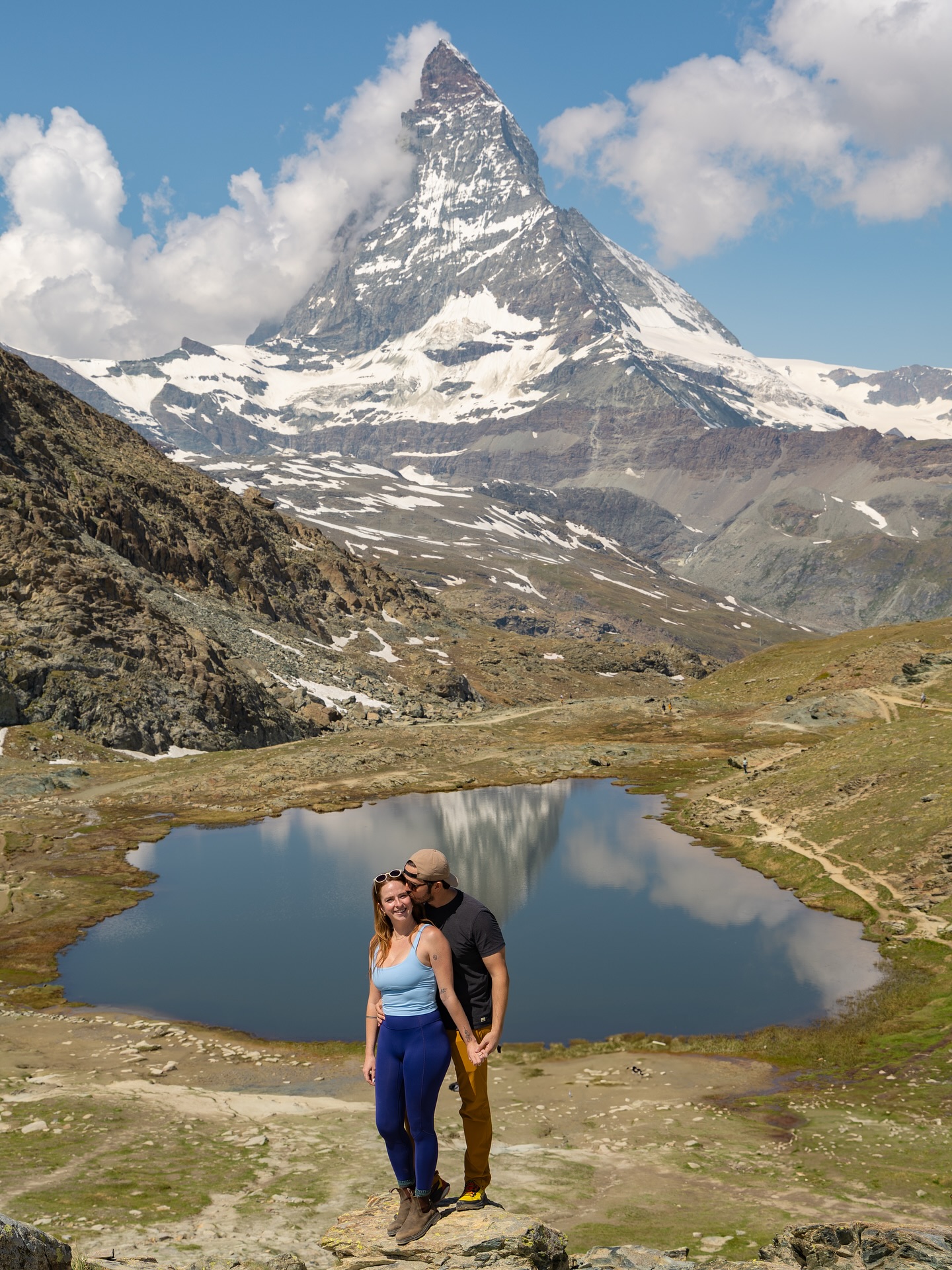 the BEST easy hike in Zermatt 🏔️🥾✨

For spectacular views of the Matterhorn, the enormous Monte Rosa massif, and the Gorner Glacier (as well as 29 peaks over 4,000m!), there’s no better EASY hike than Riffelberg to Gornergrat, accessible via the Gornergrat Railway in Zermatt. 

The hike only takes about 2hrs at a leisurely pace (I did it 7 weeks after knee surgery!), so it’s suitable for families and non-hikers with even a basic level of fitness 🏃🏻‍♀️

🇨🇭 START FROM ZERMATT
- purchase tickets (day-of is fine) from Gornergrat Railway, right across from Zermatt train station

🚞 GORNERGRAT RAILWAY
- tickets from Zermatt to Riffelberg cost 42CHF ($50USD)— there’s no discount for return, so keep it flexible by purchasing one-way
- the train takes the about 25min, sit on the right side for best views!
- when you finish the hike at Gornergrat, buy a one-way ticket back to Zermatt for 66CHF ($80USD)
- save 50% on tickets with the Swiss Half Fare Card— the pass costs 120CHF ($150USD) and lasts for a whole month, it’s almost always worth it!) 

🥾 HIKE DETAILS: RIFFELSEE TO GORNERGRAT
- the route is 5km with 560m elevation gain (entirely uphill)
- the best views of the Matterhorn are around Riffelsee, where several small lakes offer perfect reflections
- near Rotenboden (the train station in between Riffelberg & Gornergrat), there are excellent rocky viewpoints of both Matterhorn and Monta Rosa— it’s easy to find quiet views if you hike around a bit!
- as you get closer to Gornergrat, Monte Rosa and the Gorner Glacier are right in your face
- almost everyone does this hike in reverse (Gornergrat to Riffelberg), I just personally hate hiking downhill— but you can swap if you’d rather descend the entire way!