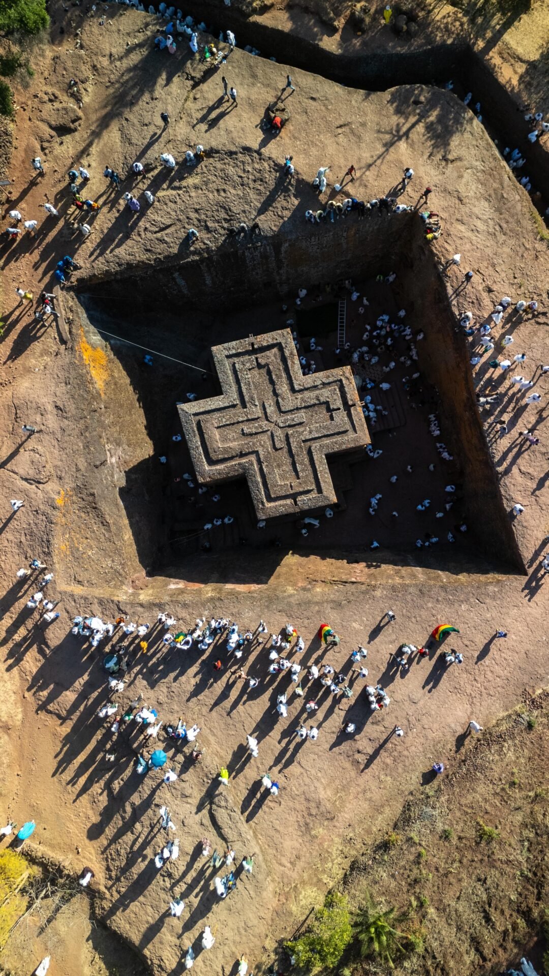 HAPPY ETHIOPIAN CHRISTMAS (GENA ገና ) ✞🕯️✨

We were lucky enough to experience these celebrations last January (Christmas falls on the 7th according to the orthodox calendar), and it was truly one of the most incredible travel moments we’ve EVER had 🥹

We only saw 4 other foreigners during our 3 days in Lalibela, and we were welcomed so warmly into the churches, the festivities, and the traditions of Christmas by friendly locals who delighted in the opportunity to share their culture + customs with a couple of curious ferenjis 🤍

———

#ethiopia #gena #ethiopianchristmas #travelbeyond #lalibela
