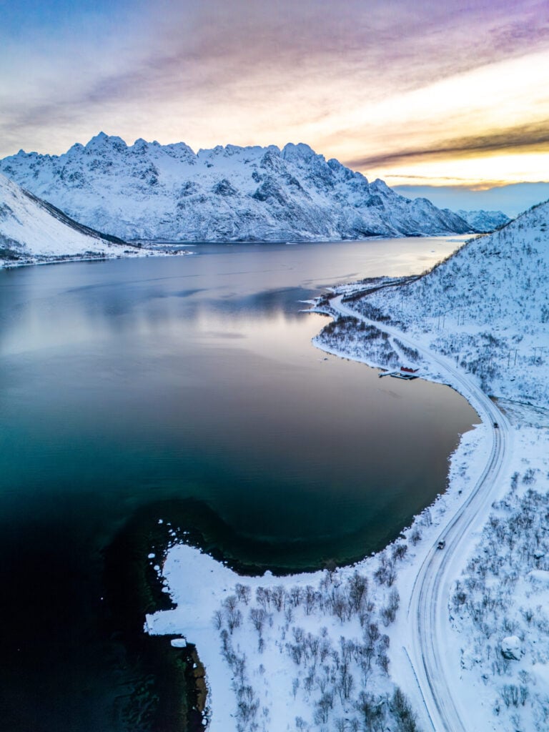 Vestpollen Lofoten in winter