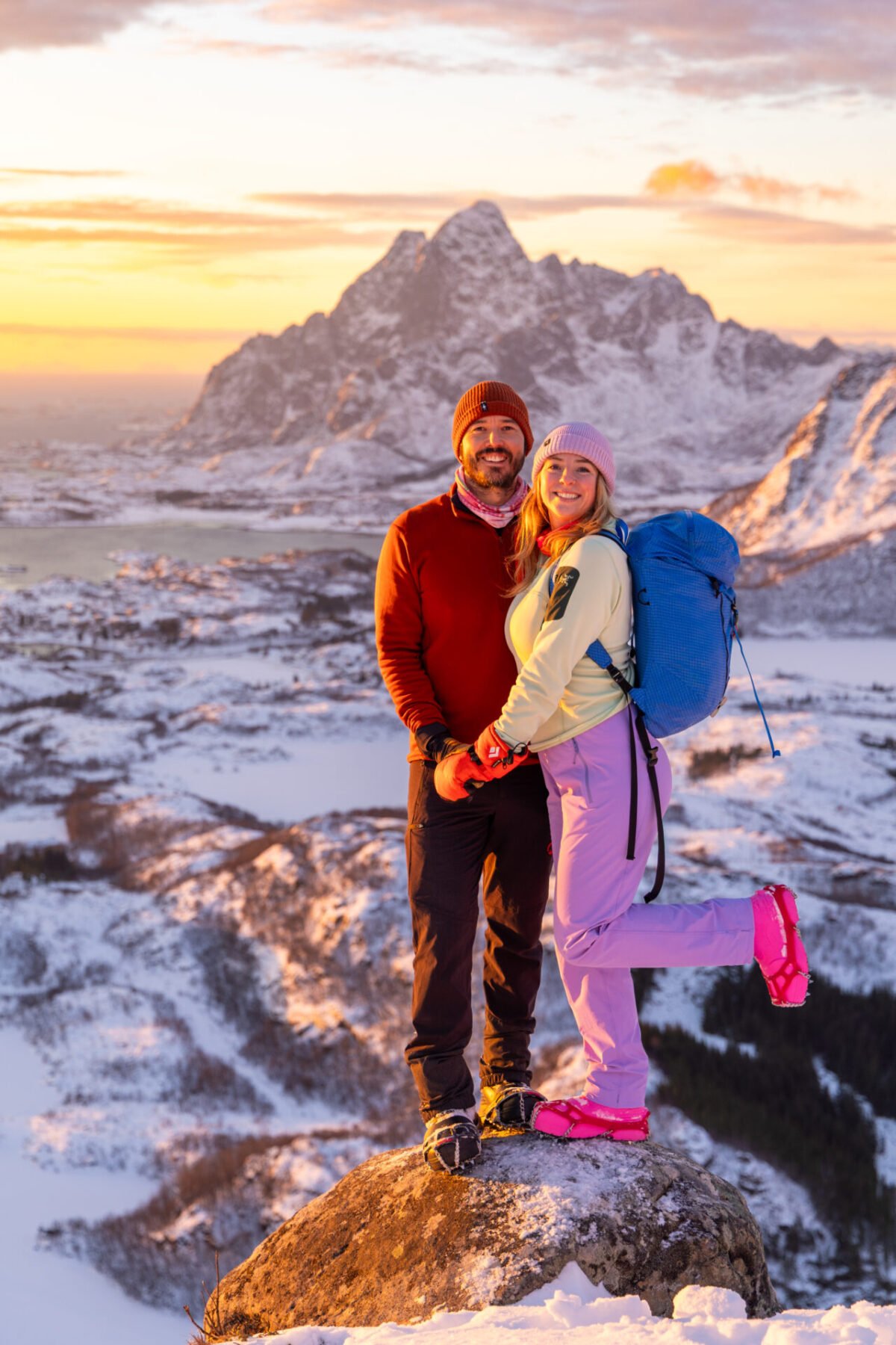 Tjeldbergtind winter hike