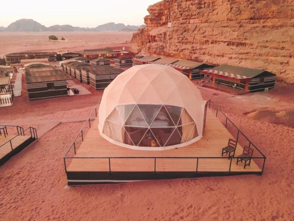 Hasan Zawaideh Camp Martian Tents in Wadi Rum