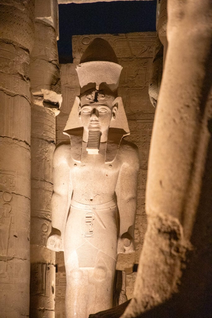 Ramesses II statue at Luxor Temple