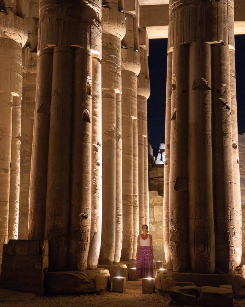 Amenhotep III Court in Luxor Temple