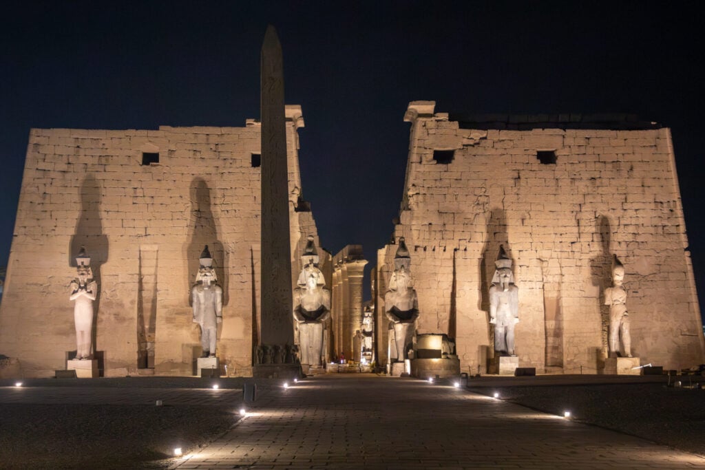 Front of Luxor Temple