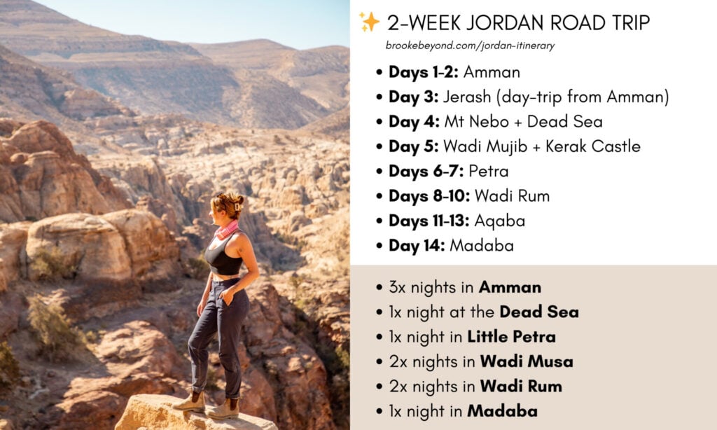 Jordan Itinerary x brookebeyond
