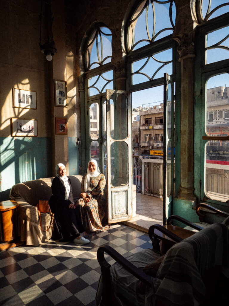 local ladies enjoying tea at Duke's Diwan