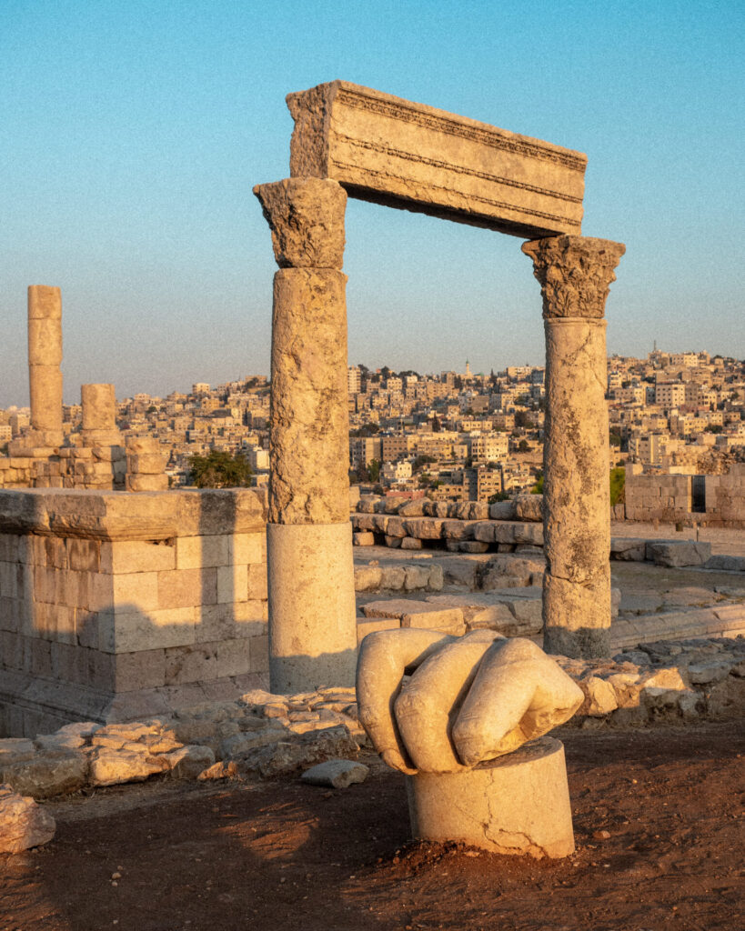 Hercules Hand at the Amman Citadel